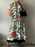 Carol Elegantes Kleid mit Print