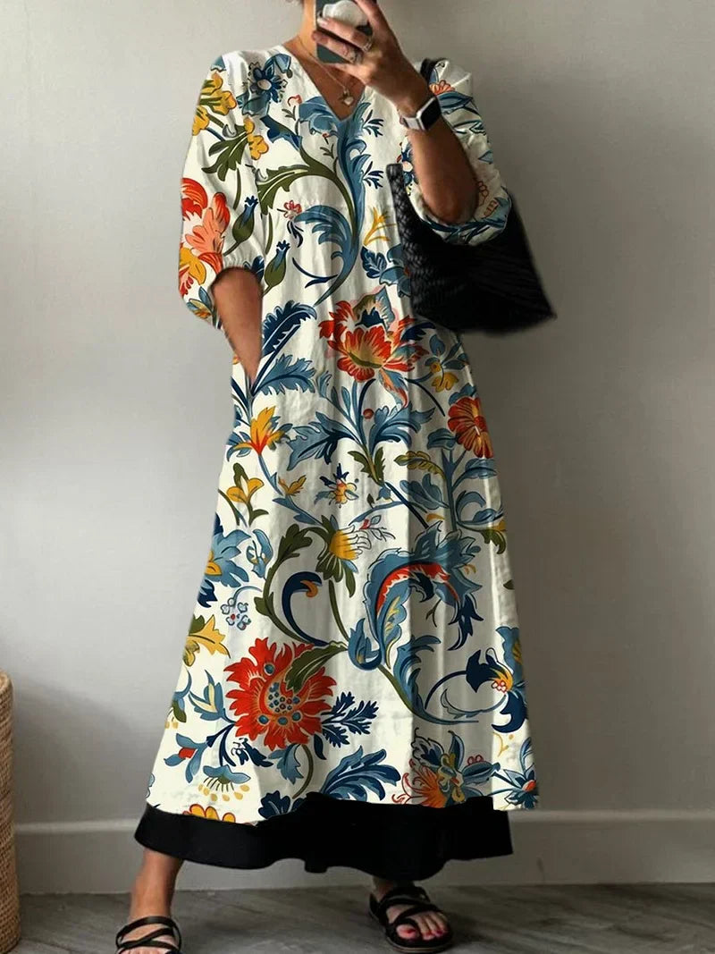 Tiana Elegantes Kleid mit Print