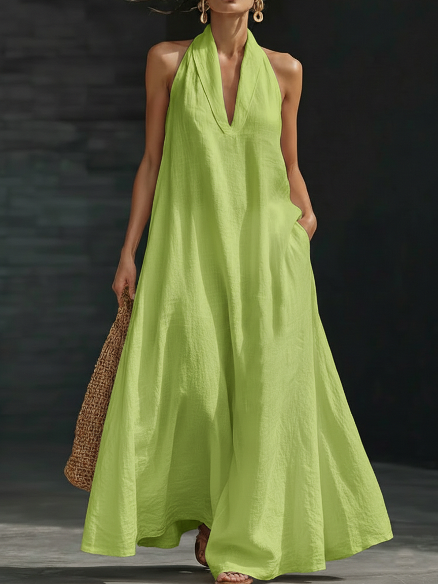 Aveline | Halterneck-Maxikleid