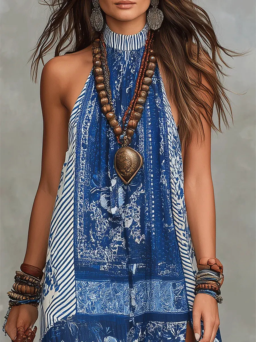 Isla | Patchwork-Maxikleid