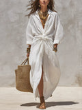 Aria | Maxikleid mit Knotendetail