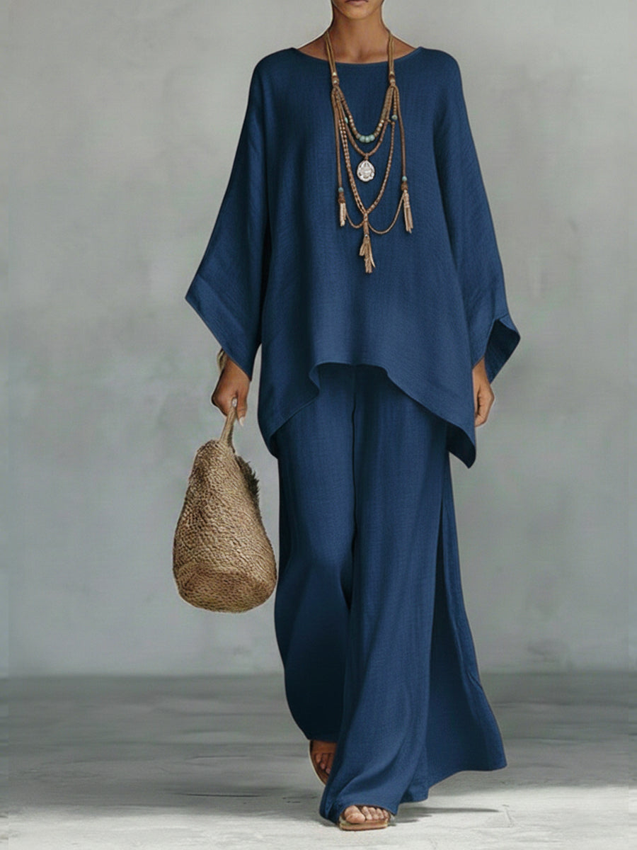 Celeste | Elegantes Leinen-Zweiteiler-Set