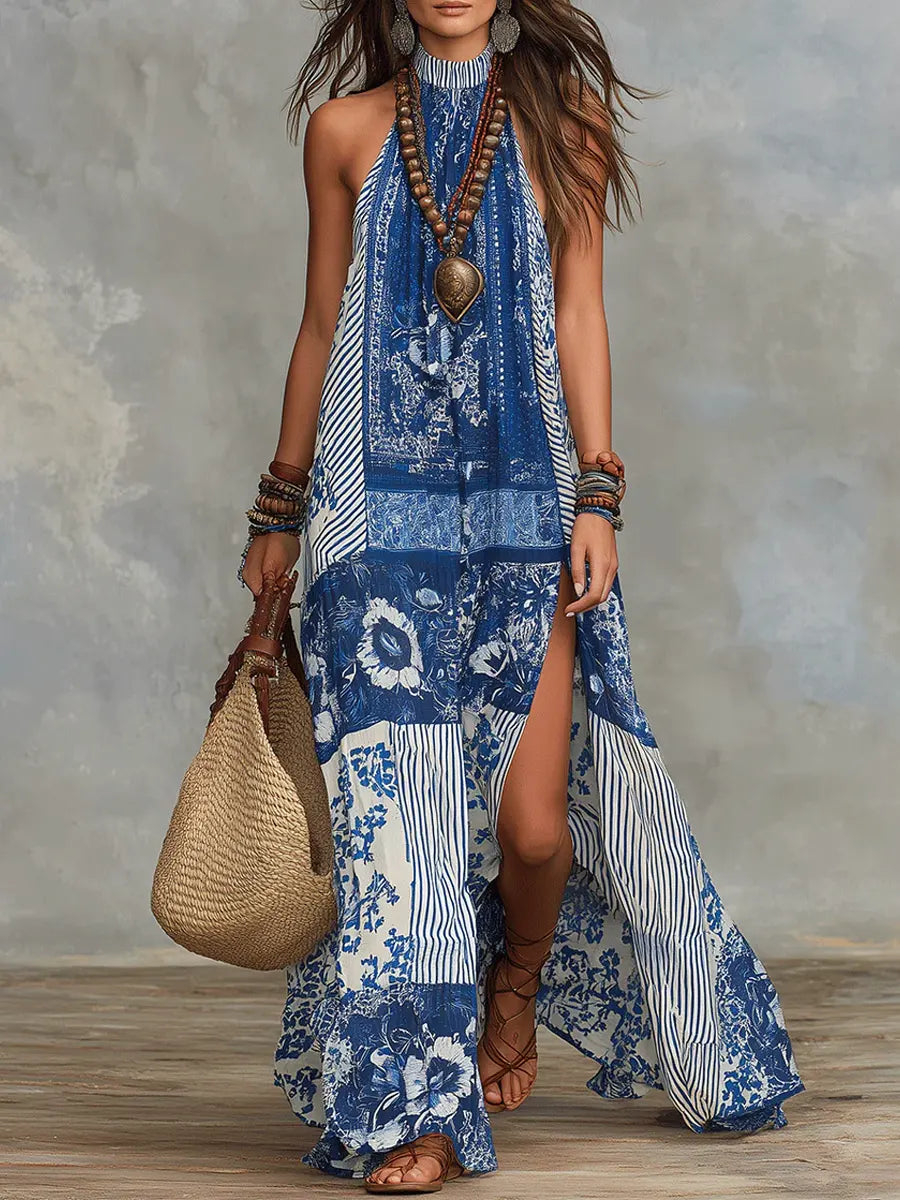 Isla | Patchwork-Maxikleid
