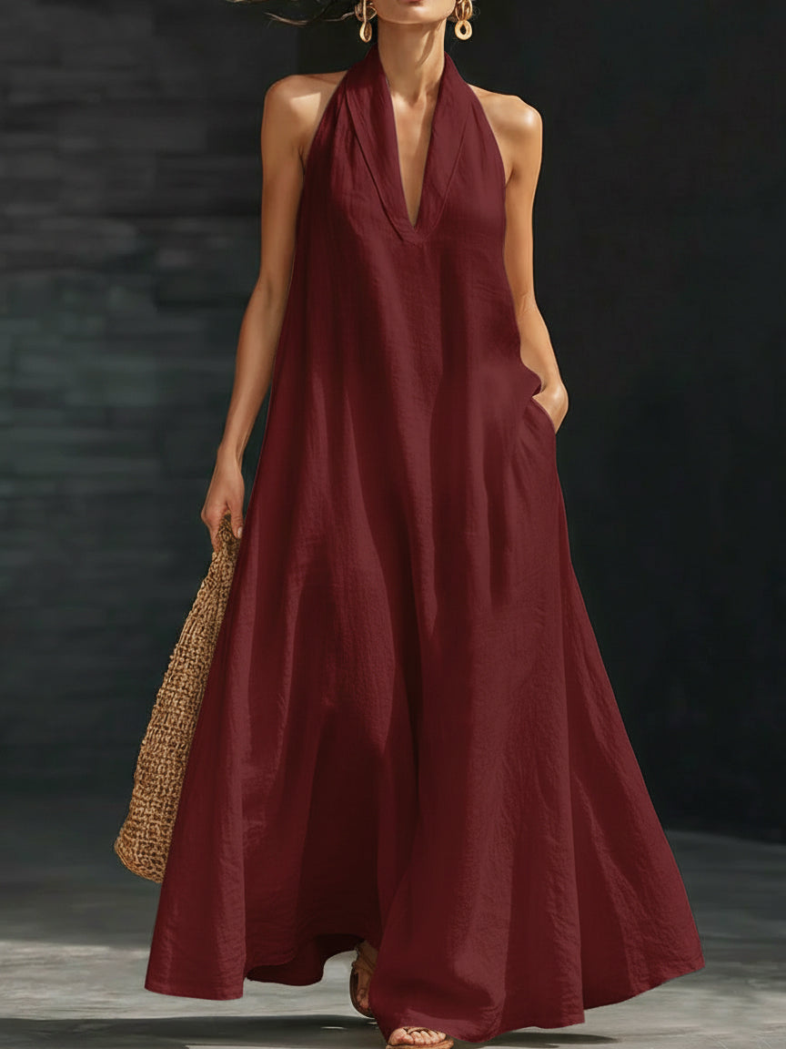 Aveline | Halterneck-Maxikleid