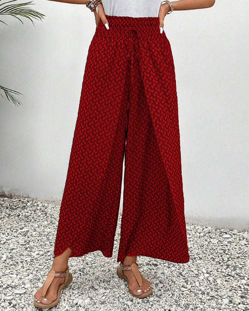 Catherine – Hose mit weitem Bein und Smokbund