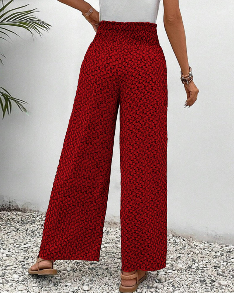 Catherine – Hose mit weitem Bein und Smokbund